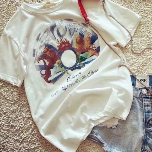 SOLD OUT Queen A Night At The Opera Band Graphic Tee - Picture 4 of 6